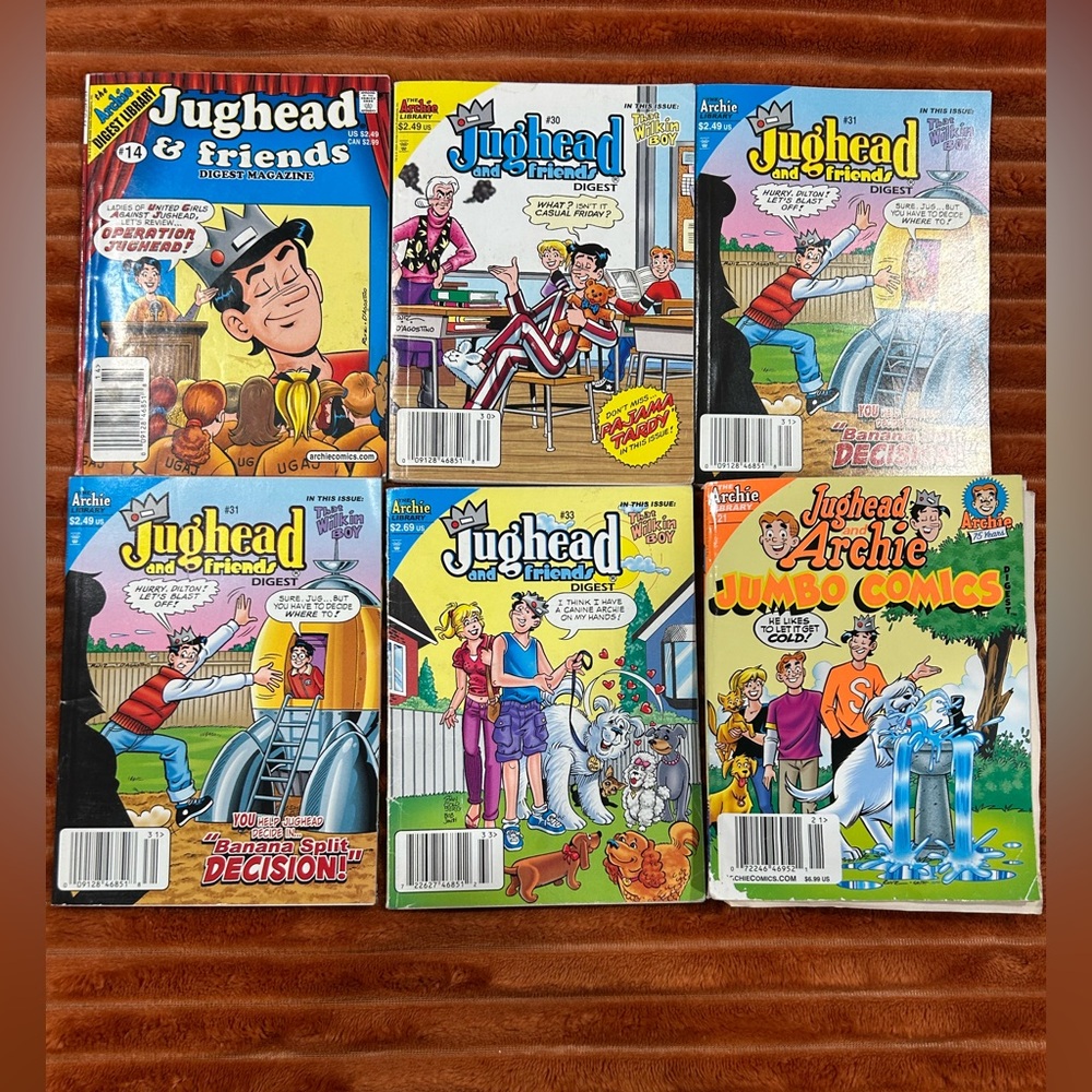 Jughead &‎ Archie, Jughead Jones & Jughead & Friends Lot Of 12 Archie Comics